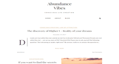 Desktop Screenshot of abundancevibes.com